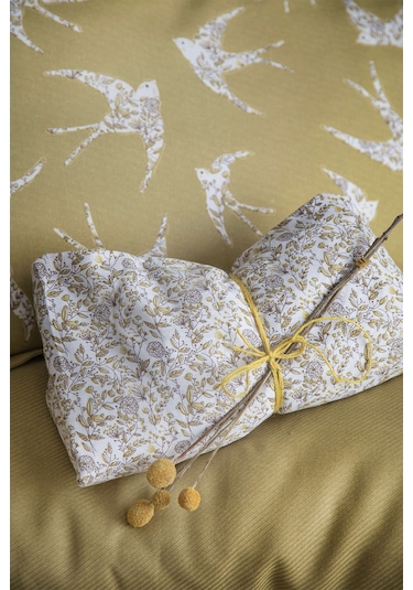 Apricitas Home Freely Olive Çift Kişilik %60 Bambu %40 Pamuk Pike Takımı Yeşil