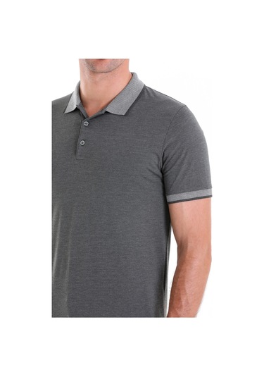 Hatemoğlu Haki Regular Fit Düz Pamuklu Polo Yaka Tişört Haki