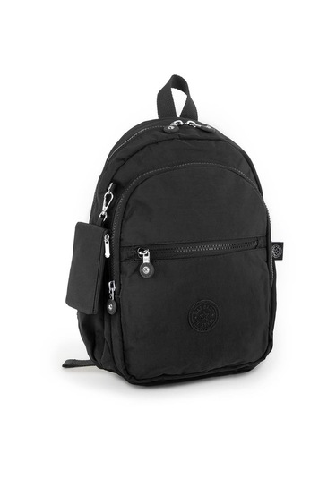 Nas Bag Kadın Sırt Çantası Orta Boy Siyah Siyah