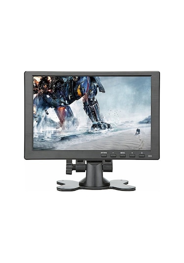 10 İnç Araç ve Tv Lcd Bilgisayar Monitör Hdmı Vga Girişli Ek...