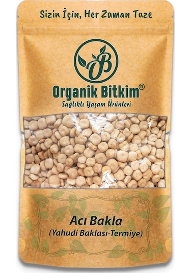 Organik Bitkim Acı Bakla Yahudi Baklası Termiye 1 KG