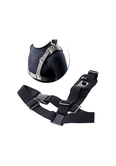 Neevoyu Gopro Hero Ve Sj4000 Kamera İçin Ayarlanabilir Omuz Kayışı - Dışarıda Spor Fotoğrafçılığı İçin Ergonomik, Konforlu Ve Derinlemesine Görüntü Çekimi Sağlar