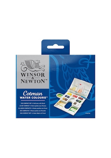 Winsor & Newton Cotman 14 Renk Tablet Suluboya
