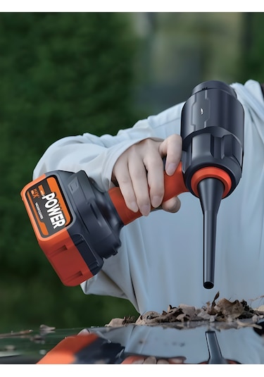 20000pa Güçlü Emişli Çift Bataryalı Dijital Göstergeli Kablosuz Vakumlu Üflemeli Araç Süpürgesi -