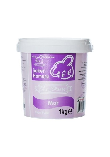 Dr Paste Şeker Hamuru 1 Kg - Mor