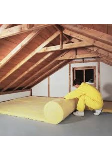 Izocam Camyünü 10 Cm.Çati Şiltesi 120 X 800 Cm [ 9,60 M2/Rulo ]