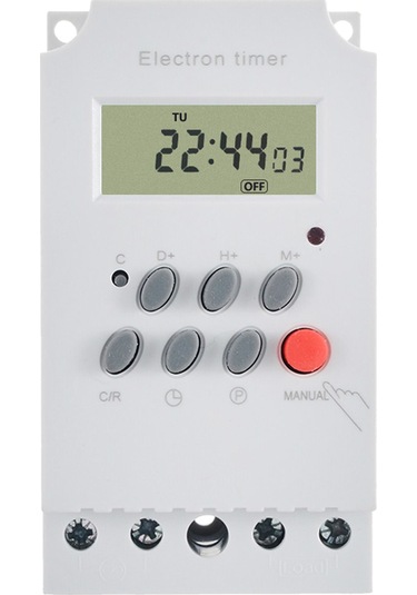 Ac 220v 25a Dijital Programlanabilir Zamanlayıcı Din E13456