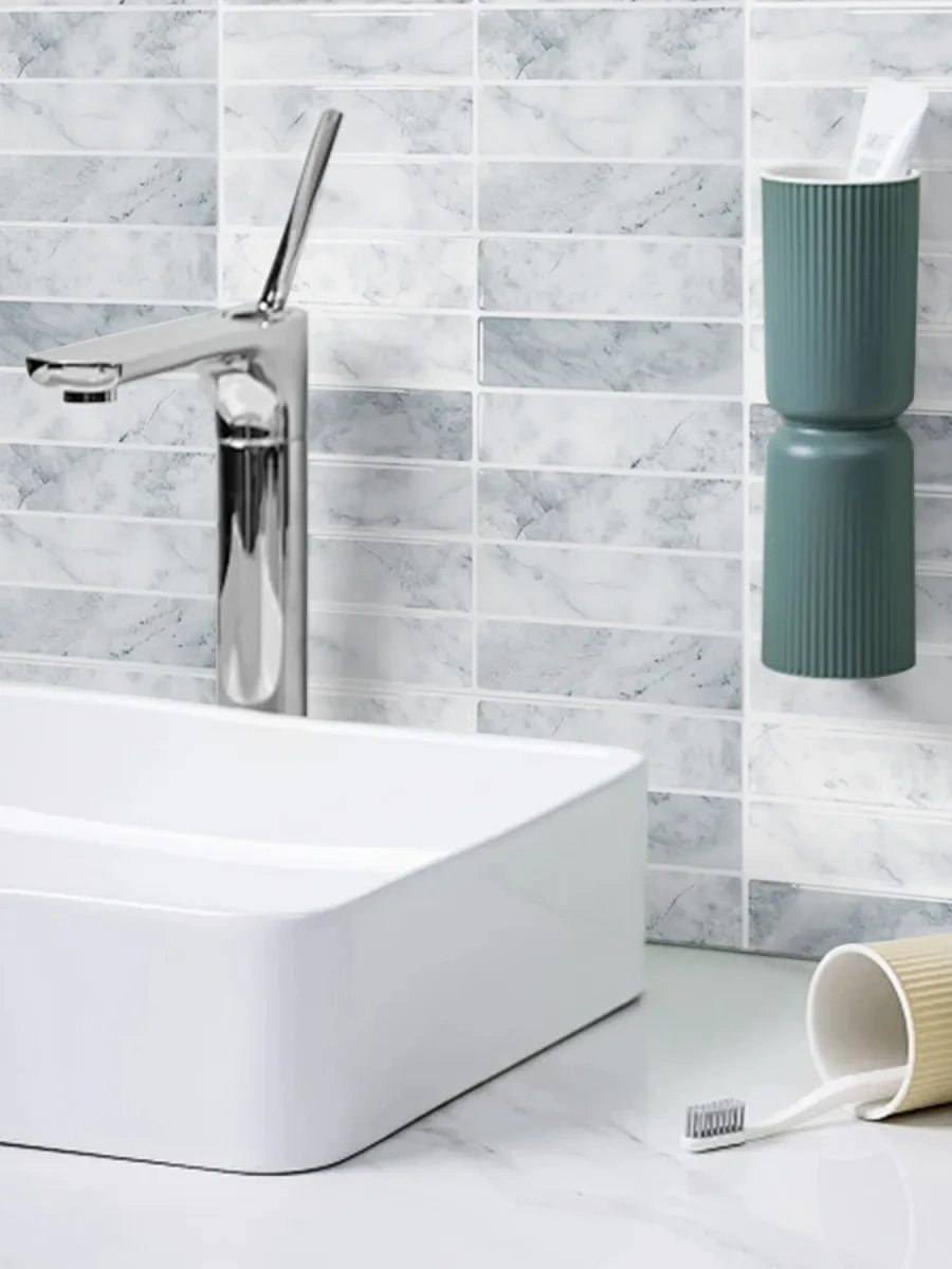 Pureflex Kendinden Yapışkanlı Duvar Paneli Fayansı 23x29 Cm, 10 Adet 386504715