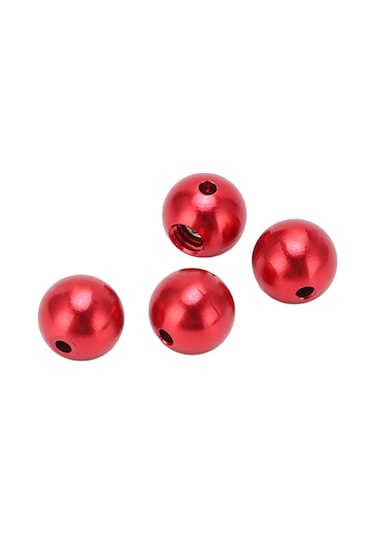 Xindoker Bisiklet Alüminyum Kablolu Uç Kapakları - Fren Ve Vites Kabloları İçin Kırılmayı Önleyen, Tekrarlı Kullanımlı Erişkin Bisiklet Aksesuarı Kırmızı Kırmızı