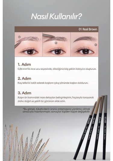 Clıo Kill Brow Slim Brow 04 Cool Gray