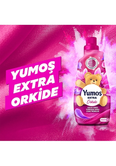 Yumoş Extra Konsantre Çamaşır Yumuşatıcısı Orkide 3 x 1440 ML