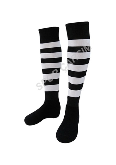 Tam Profesyonel Zebra Futbol Çorabı,Tozluk,Konç Sarı-Lacivert