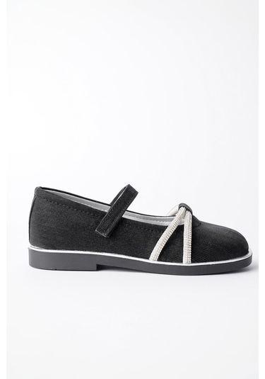 Muggo Unicorn Garantili Günlük Ortopedik Hafif Taban Taşlı Ve Cırtlı Kız Çocuk Babet 001