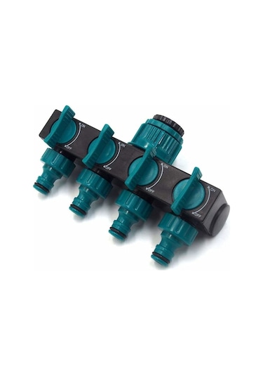 4 Yollu Bahçe Hortumu Bağlantısı, Dağıtım Hortumu Bağlantısı, Uzatma Bağlantısı, Musluk Başlığı, Y Seçici 180 83 120mm Diğer