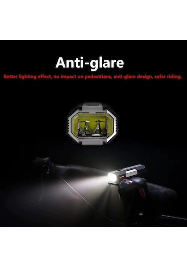 Schulzz 700 Lümen 3xt6 Led Usb İle Şarj Edilebilir Bisiklet Farı