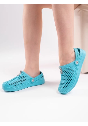 Optımoll Kapalı Terlik Sabolar Kauçuk Plaj Terlikleri 397349142 Açık Mavi