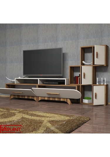 Variant Flora Duvar Raflı Tv Ünitesi (210589042)