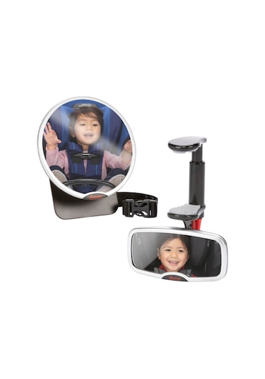 Diono Easy View & See Me Bebek Arabası Arka Koltuk Ve Dikiz Aynası Çok Renkli
