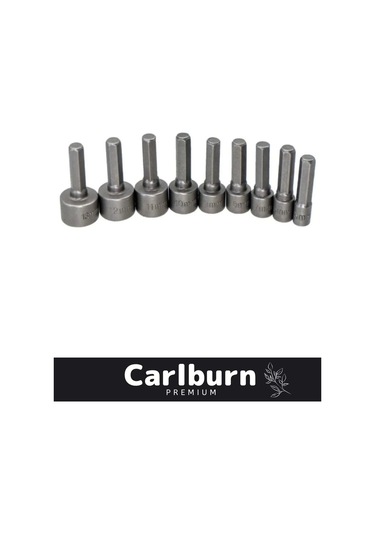 Premium Titanyum Kaplama Uzun Ömürlü Aşınma Karşıtı Koruma 9 Parça Manyetik Somun Adaptörü Seti