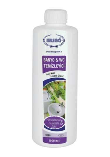Ersağ Anti Bakteriyel Antifungalbanyo Wc Temizleyici 1000 Ml