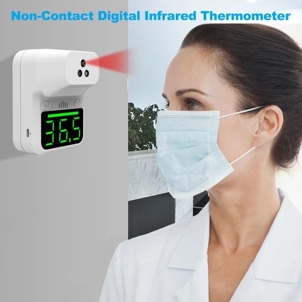 Tongxida Duvar Tipi Kızılötesi Ateş Ölçer - Anında Hassas Ölçüm, C/f Geçişli, Sesli Uyarı