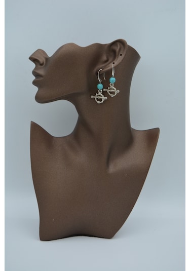 Stoneagejewellery Stoneage Özel Tasarim Küpe N11.88553 Gri