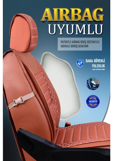 Volvo Xc40 Oto Koltuk Kılıfı Ön Arka Set Tarçın Plus Serisi Scr