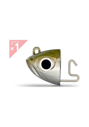 Fiiish BM70/1 BM036 Shore 3gr Kaki Jig Head