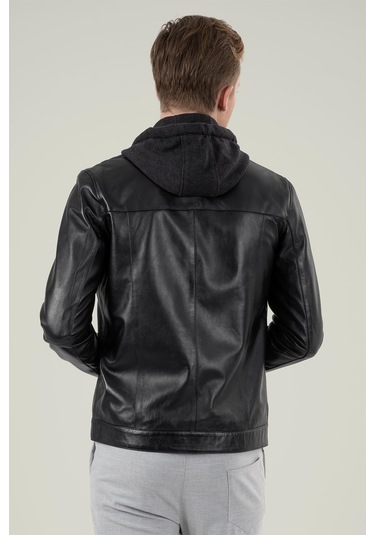 Manfredo Siyah Deri Mont 111674 001