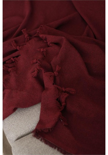 Bordo Koltuk Örtüsü Balık Sırtı Desen 180 210 Bordo