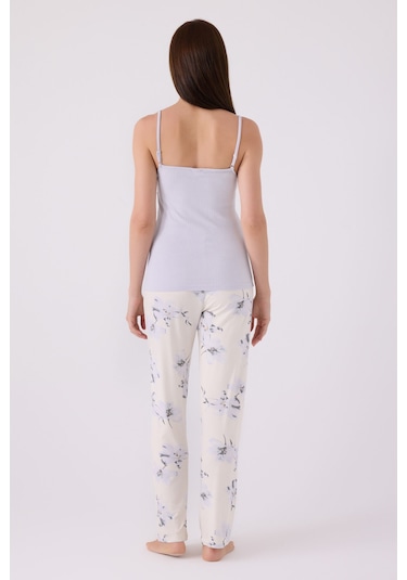 Pierre Cardin Kadın Mavi 3lü Pijama Takımı Pc8885-s-v1 Mavi