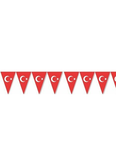 Türk Bayrağı Üçgen Flama Kutlama Seti Tüm Yaşlar
