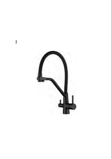 Fleko Arıtmalı Spiralli Siyah Eviye Bataryası Ks1653-C
