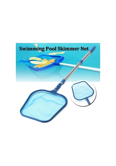 Tongxida İyileştirilmiş Havuz Temizleme Seti - Sığ Yaprak Toplama Ağı + Uzayabilir Alüminyum Sap