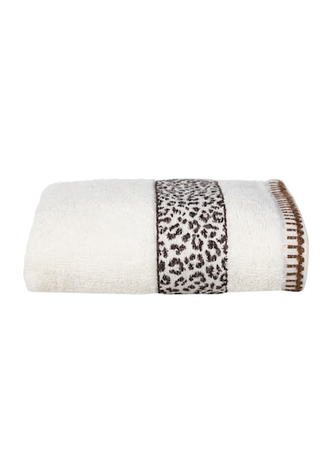 Mudo Home Penelope Leopar El Havlusu 30x50 Beyaz