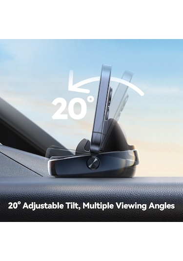 Joyroom Jr-zs330 Dundun No.3 Araca Monte Braket Kontrol Paneli Araç Telefonu Tutucu Siyah