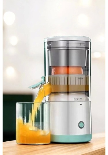 Katı Meyve Sıkacağı Taşınabilir Usb Şarjlı Pratik Paslanmaz Çelik Bıçaklı Çok Renkli