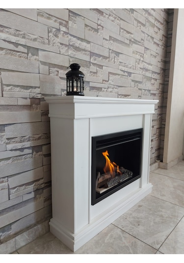 Blueflame Classıcal Whıte Bacasız Bio Etanol Şömine