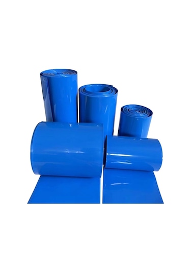 Absol Enerji Batarya Pvc Kaplama Shrink - 450mm - Isıyla Daralan Makaron - 1 Metre - Mavi