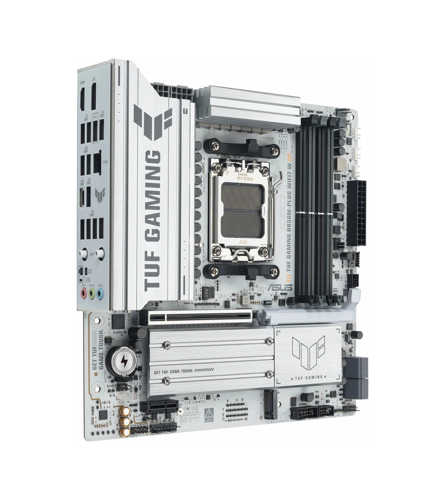 Asus Tuf Gaming B850m-plus Wifi7 W Ddr5 8000mhz Oc M.2 Hdmı/dp/usb-c Pcıe 5.0 Am5 Matx Anakart