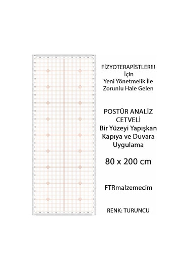 Postür Analiz Cetveli Turuncu