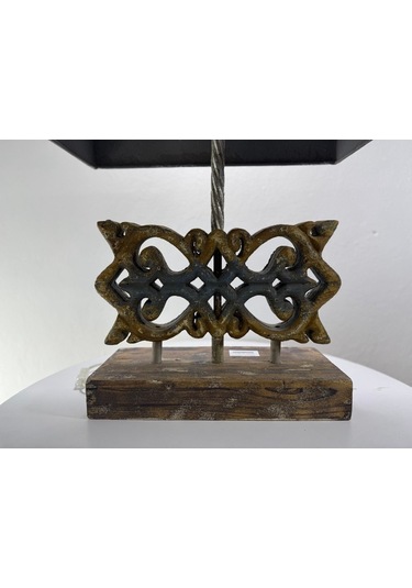 Bıev Qj52 Abajur Vintage Ahşap