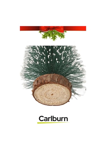 Mini Çam Masaüstü Minyatür Dekorasyon Küçük Süs Kar Yeni Yıl Noel Yapay Sedir Ağacı 15cm 1 Adet