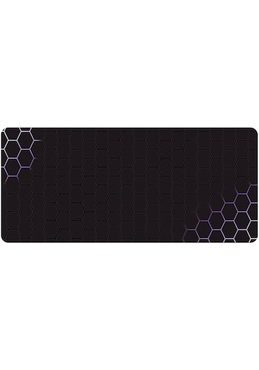 Cbtx 400x1000x3mm Kaymaz Kauçuk Mouse Pad Şık Petek Desenli Masaüstü Mat - Stil 19