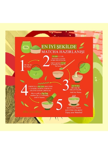 Mim and More Pear&apple Matcha Armut&elma Aromalı 25 G