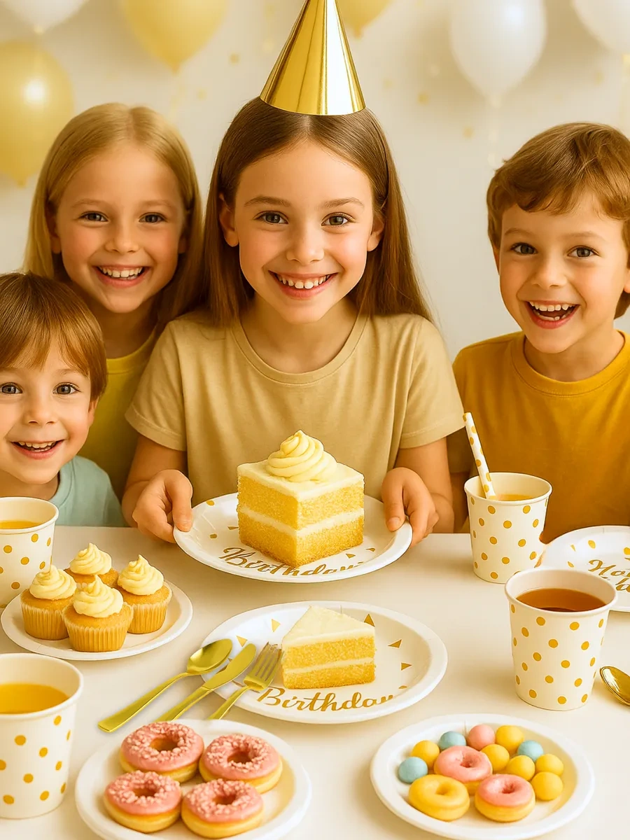 Frenco Doğum Günü İçin 10 Kişilik Tek Kullanımlık Sofra Takımı 445275039 100 adet