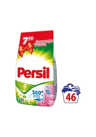 Persil Matik Toz Çamaşır Deterjanı Gülün Büyüsü 46 Yıkama 7 KG