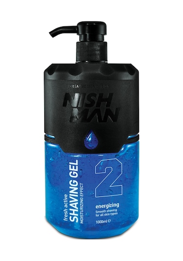 Nishman 2 Energizing Traş Jeli Pompalı 1 L