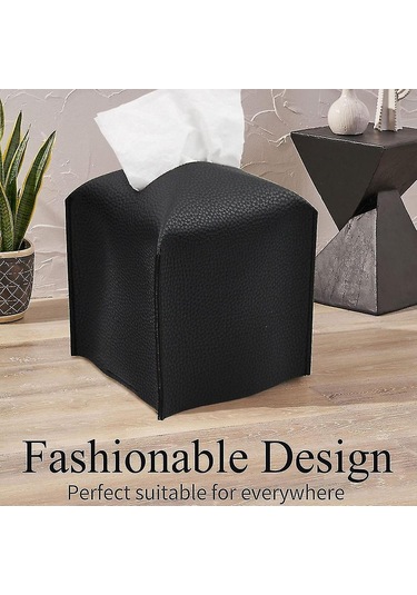 Banyo İçin H Kare Pu Yüz Mendili Kutusu Rulo Dağıtıcısı