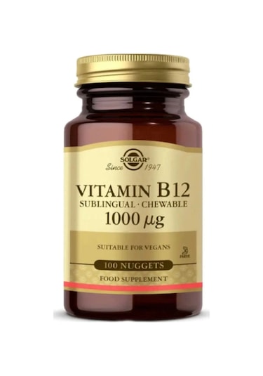 Solgar Vitamin B12 1000 Mcg 100 Dil Altı Tablet